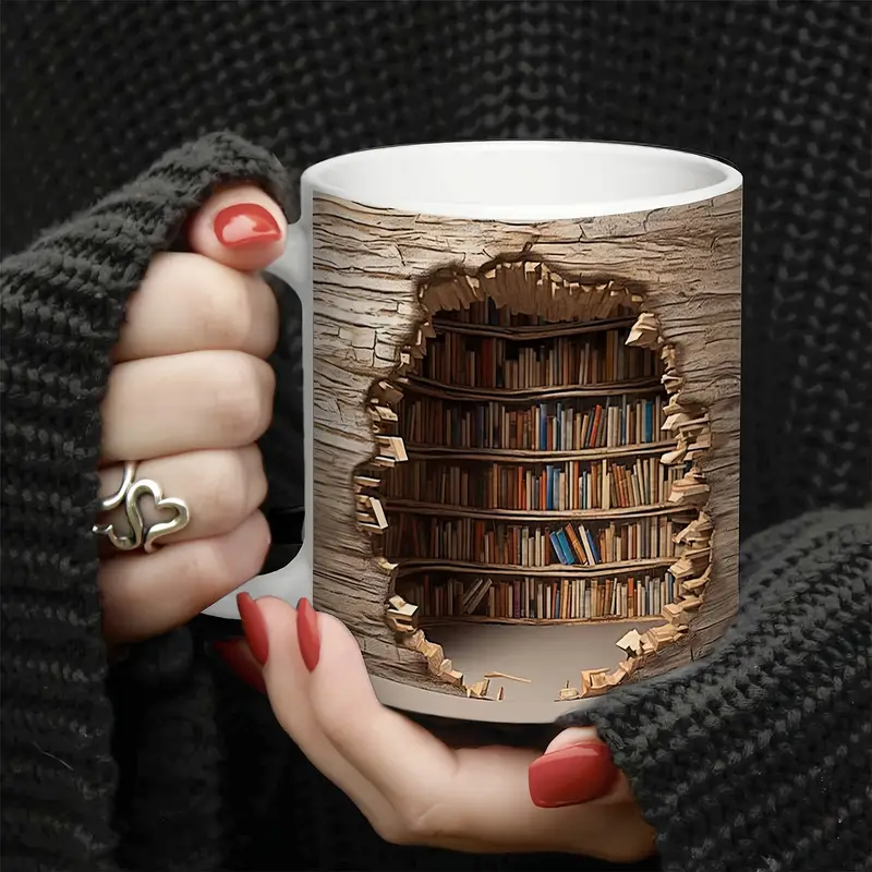 Affascinante Tazza Termica della Biblioteca