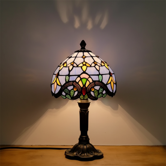 Lampada da tavolo in stile Tiffany retrò