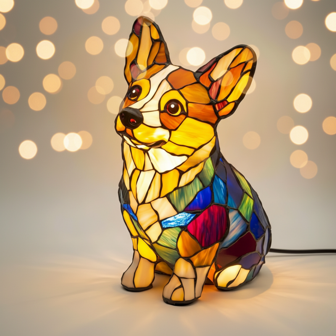 Lampada Corgi Grazioso del Bagliore Eterno