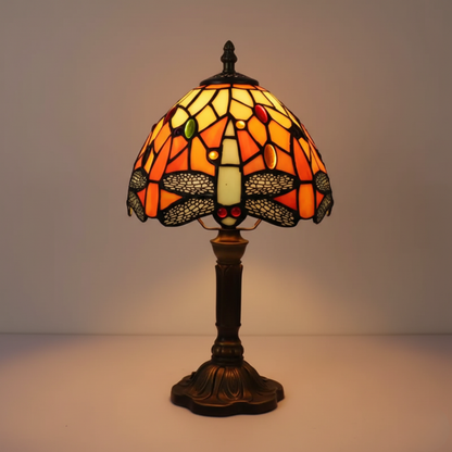 Dekorative LED-Tischleuchte im Tiffany-Stil