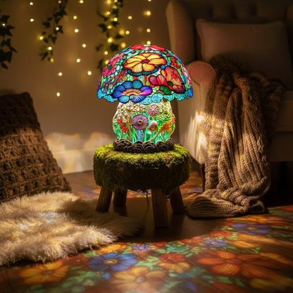Matte Pilzlampe