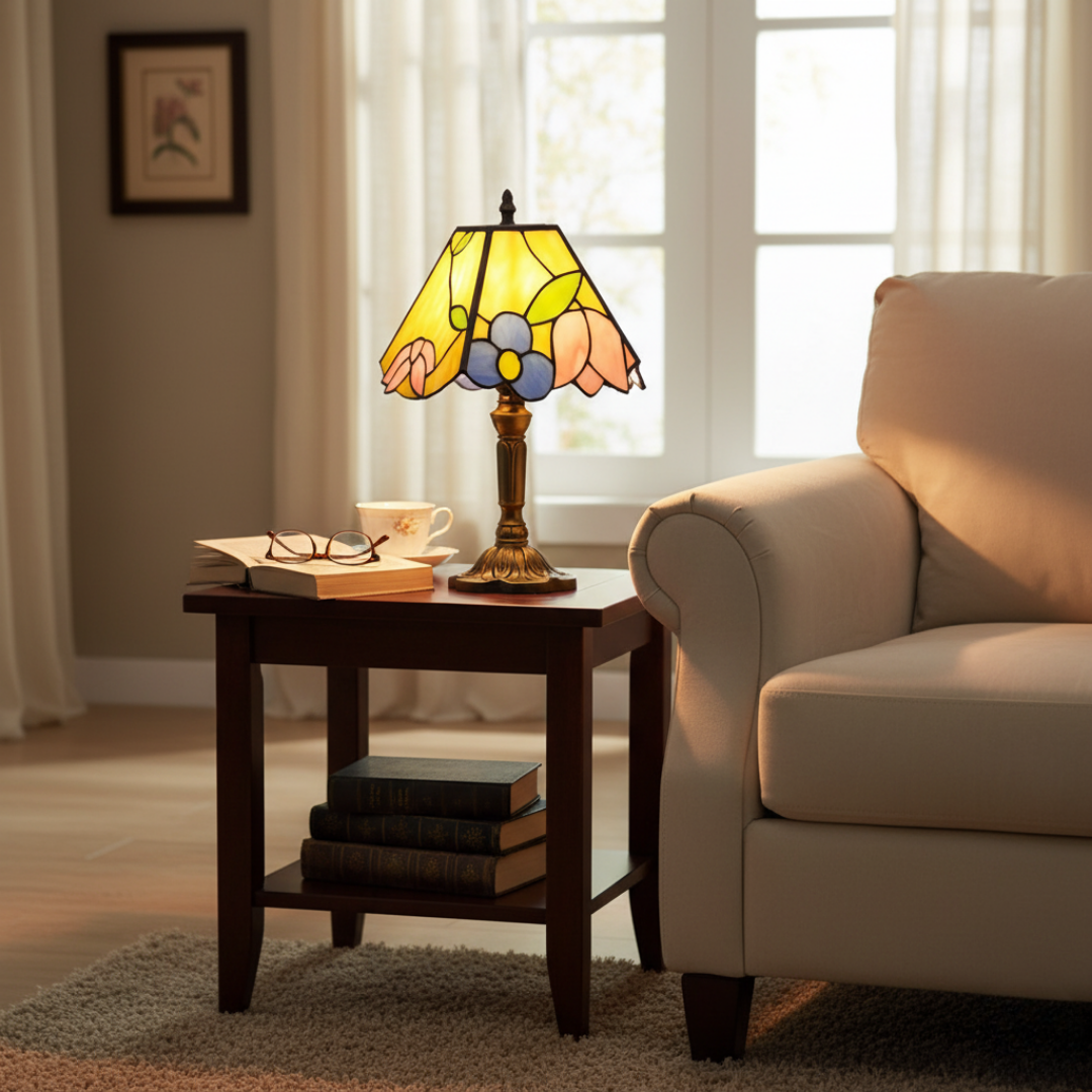 Lampe de table baroque rétro