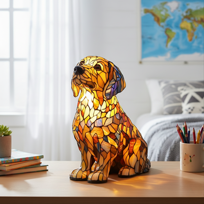 Buddy – Lampada Golden Retriever Radiante