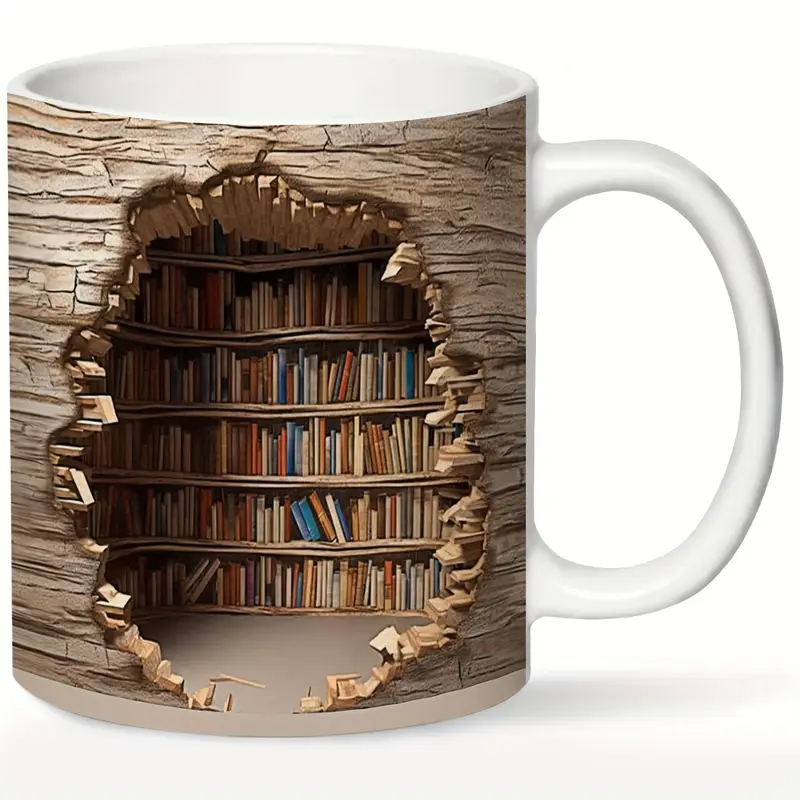 Affascinante Tazza Termica della Biblioteca