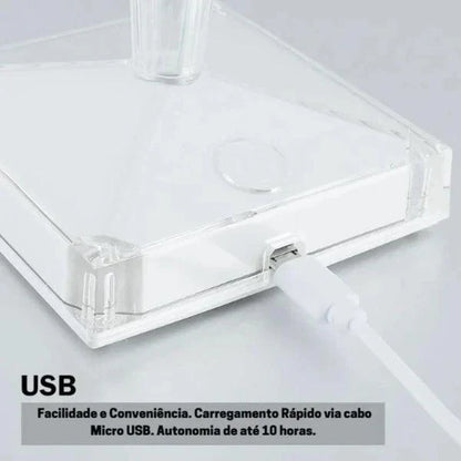 Lampada da Tavolo LED Wireless 3 in 1 Versatile