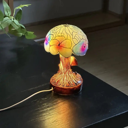 Lampada Boho Fungo e Fiori